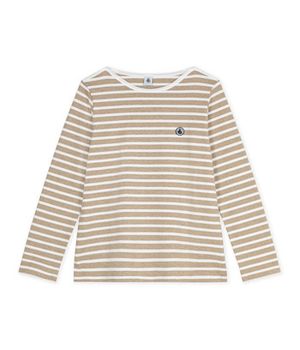Petit Bateau Camiseta manga larga MARINIERE para mujer