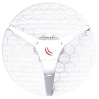 antena exterior mikrotik lhg 5 5ghz 54mbits poe blanco maxima eficiencia