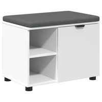 banco de entrada 60 x 38 x 46 cm madera ingenierizada y tela vidaxl