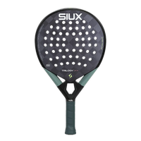 siux - pala de padel trilogy pro 2026 noir fog nivel profesional forma redonda - control con maximo rendimiento