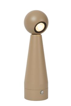 Lámpara de mesa de aluminio con 1 led integrado, taupe