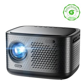[EU Direct] Proyector LCD Ultimea Apollo P50 certificado por Netflix restaurado 700 ANSI lúmenes 4K HLG proyector portát