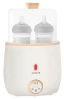miniland calienta biberones y esterilizador warmy twin