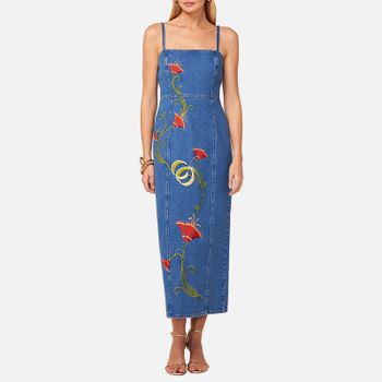 Kitri Ursula Denim Midi Dress - UK 12