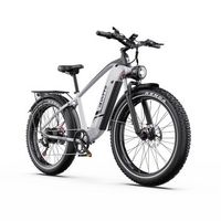 bicicleta electrica duotts f26 lite bateria 48v18ah ruedas 2640 kenda uso urbano y rutas color plata blanco