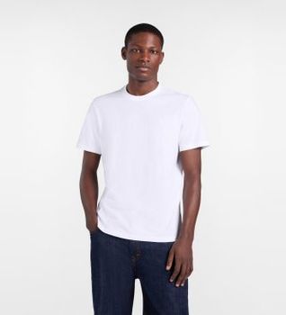 Harmont & Blaine para hombre. IRQ400021055 Camiseta perro salchicha en 3D blanco (XL), Casual, Algodón, Manga corta