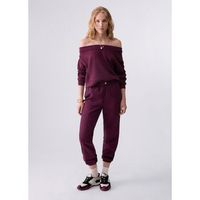 liu jo pantalon chandal pantalones jogger con tape con logo para mujer