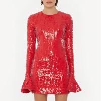 rotate birger christensen sequinned mini dress - dk 40uk 12