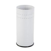 paraguero moderno en metal blanco