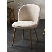 silla isuan natur con patas madera 52x61x80 cms