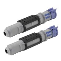 compatible multipack brother intellifax 3650 printer toner cartridges 2 pack -tn200