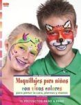 maquillajes para ninos con vivos colores