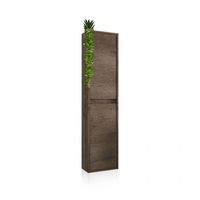 columna de bano suspendida de 2 puertas 140x30 cm thai nordik 30 x 140 x 255 cm