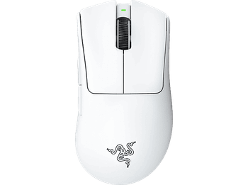 Ratón gaming - Razer Deathadder V3 Pro, Inalámbrico, Sensor Óptico Focus Pro 30K, 30000 dpi, Blanco