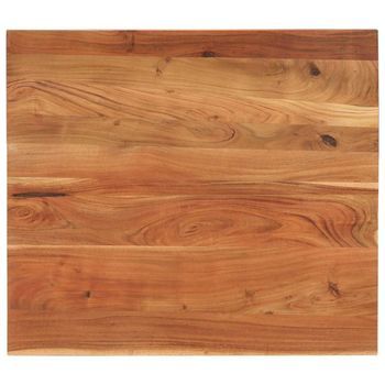 Tablero De Mesa Rectangular Madera Maciza Acacia 90x80x2,5 Cm Vidaxl