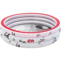 colorbaby piscina hinchable infantil star wars redonda 152 x 30 cm estructura 3 anillos vinilo resistente
