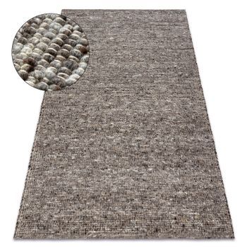 Alfombra Nepal 2100 Stone, Gris - Lana, De Doble Cara 250x300 Cm