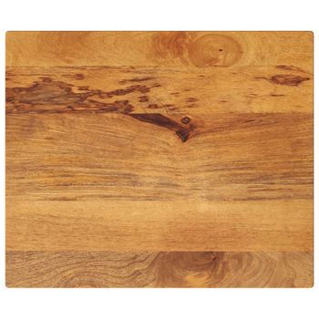 Tablero De Mesa Rectangular Madera Maciza Mango 60x50x3,8 Cm Vidaxl