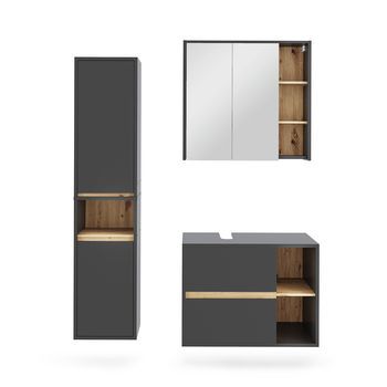 Conjunto De Muebles De Baño Viola 3 Partes Vicco