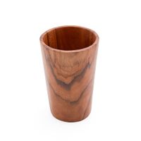 taza de madera de teca en marron 105x105x16 cm