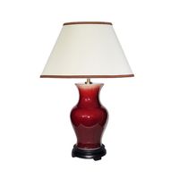 lampara de mesa oxblood i