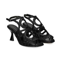 pons quintana sandalias con tacon mujer - negro talla 39