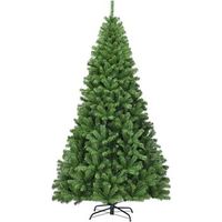 225 cm arbol de navidad artificial verde costway 130 x 130 x 225 cm