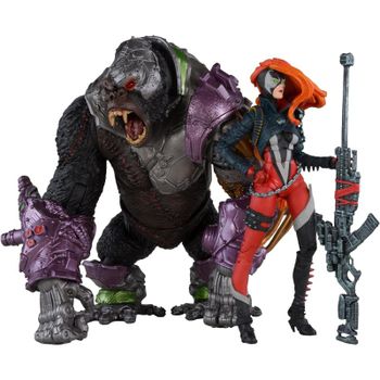 Pack Figuras She Spawn Y Cygor Spawn Articuladas 18 Cms