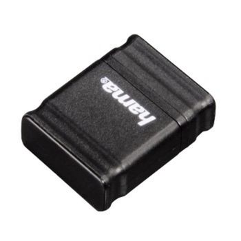 Memoria USB HAMA Smartly 32GB USB 2.0 Negra con Tapa Compacta