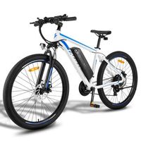 bicicleta electrica  fafrees  f28 mt  250w 36v15ah 275 disco - blanco-azul