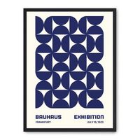 cuadro bauhaus blue forms i