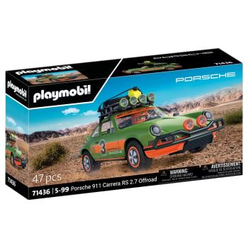PLAYMOBIL Porsche 911 Carrera RS 2.7. - Offroad Edition, Juego de figuras +5 años - 71436