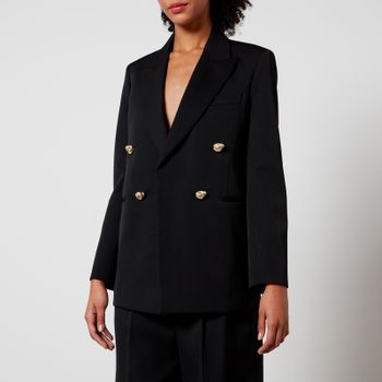 Lanvin Wool Double-Breasted Blazer - FR 38/UK 10