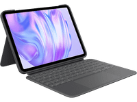 funda con teclado - logitech combo touch ipad pro 11r retroiluminacion accesos directos teclado extraible 4 modos de uso trackpad negro