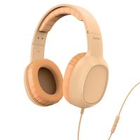 auriculares hama fun c con cable usb-c para llamadas y musica naranja