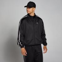 chaqueta deportiva de tricot para hombre de mp - negro - s