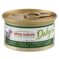 almo nature daily menu 24 x 85 g - pack ahorro - mousse con atun y pollo