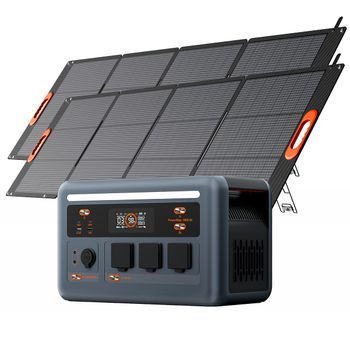 Oscal Powermax1800se 1024wh Capacity 800w Estaciones Energía Portátiles + Pm200plus*2 Paneles Solares
