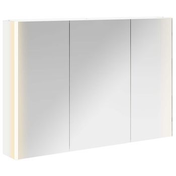 Armario Con Espejo De Baño 103,5 X 15,5 X 70 Cm Vidaxl
