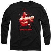 bruce lee camiseta manga larga the shattering fist para mujer