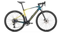 mondraker dusty r bicicleta electrica de gravel sram apex 12s 350wh 700mm azul amarillo 2025