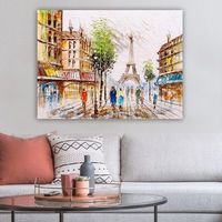 pintura decorativa lienzo 64468612670100 multicolor 70x100 cm