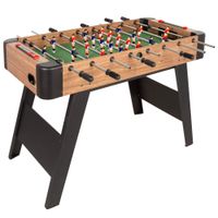 colorbaby - futbolin para ninos y adultos fabricado de madera de haya resistente con patas de metal incorpora marcadores manuales para 2-4 jugadores tamano 121x61x81 cm futbolines juegos futbol