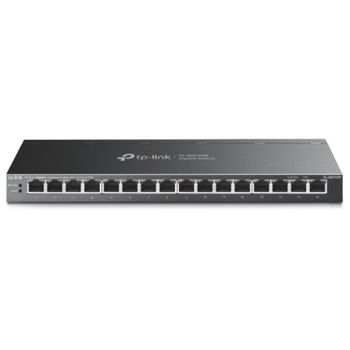 Switch TP-Link TL-SG116P 16 Puertos Gigabit PoE Apilable Montaje en Pared Metal