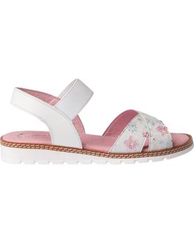 de ANGELITOS SANDALIA H FLOR ANG626 BLANCO
