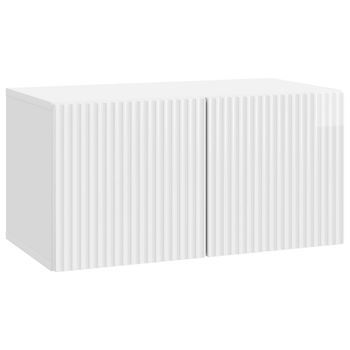Mueble Para Tv De Pared 59,5 X 31 X 30 Cm Brillante Vidaxl