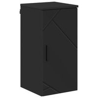 gabinete de bano negro 30 x 315 x 61 cm vidaxl