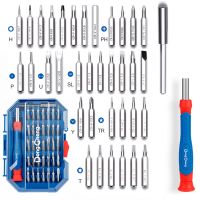 juego de destornilladores de precision 37 en 1 torx hex phillips punta de destornillador magnetico telefono reloj portatil mini juego de herramientas de reparacion