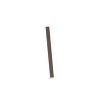 pencil - pequeno modulo de luz portatil y recargable a bateria zafferano con regulador tactil ip65 - altura 50cm corten