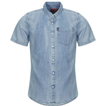Superdry Camisa manga corta DENIM para hombre